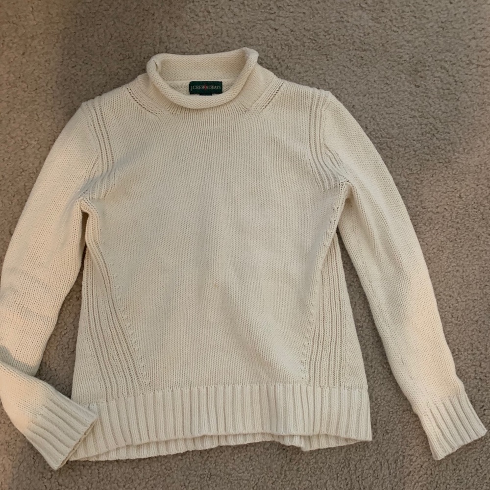 J Crew Cream Sweater